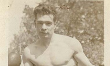A sepia-colored photograph of Hank Kaplan