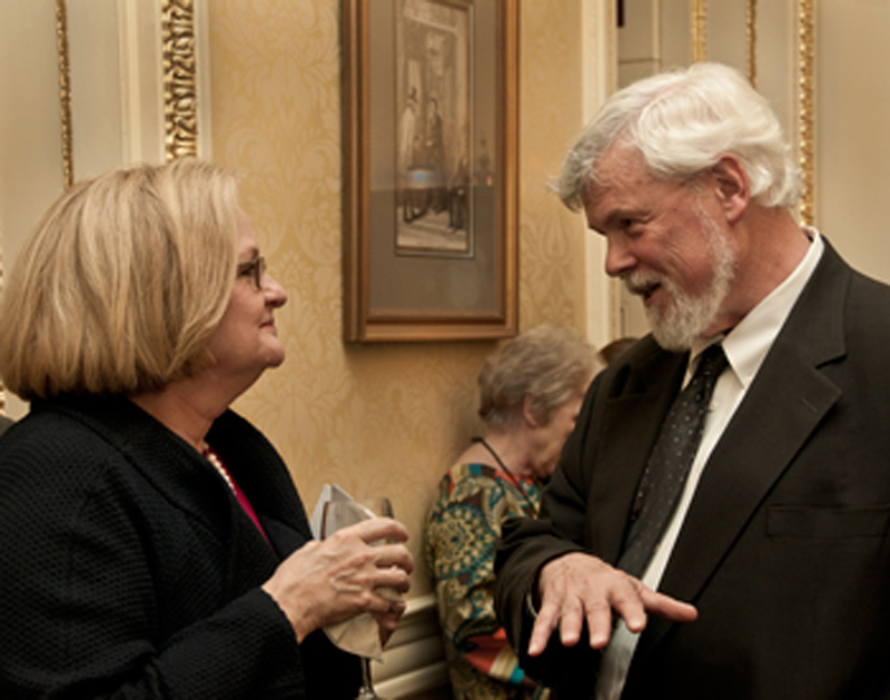 Mark Twain Editor, Robert Hirst and Senator Claire McCaskill