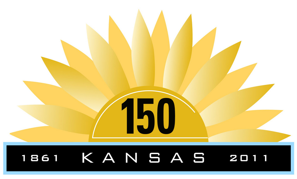 Kansas Sesquicentennial logo 1861-2011