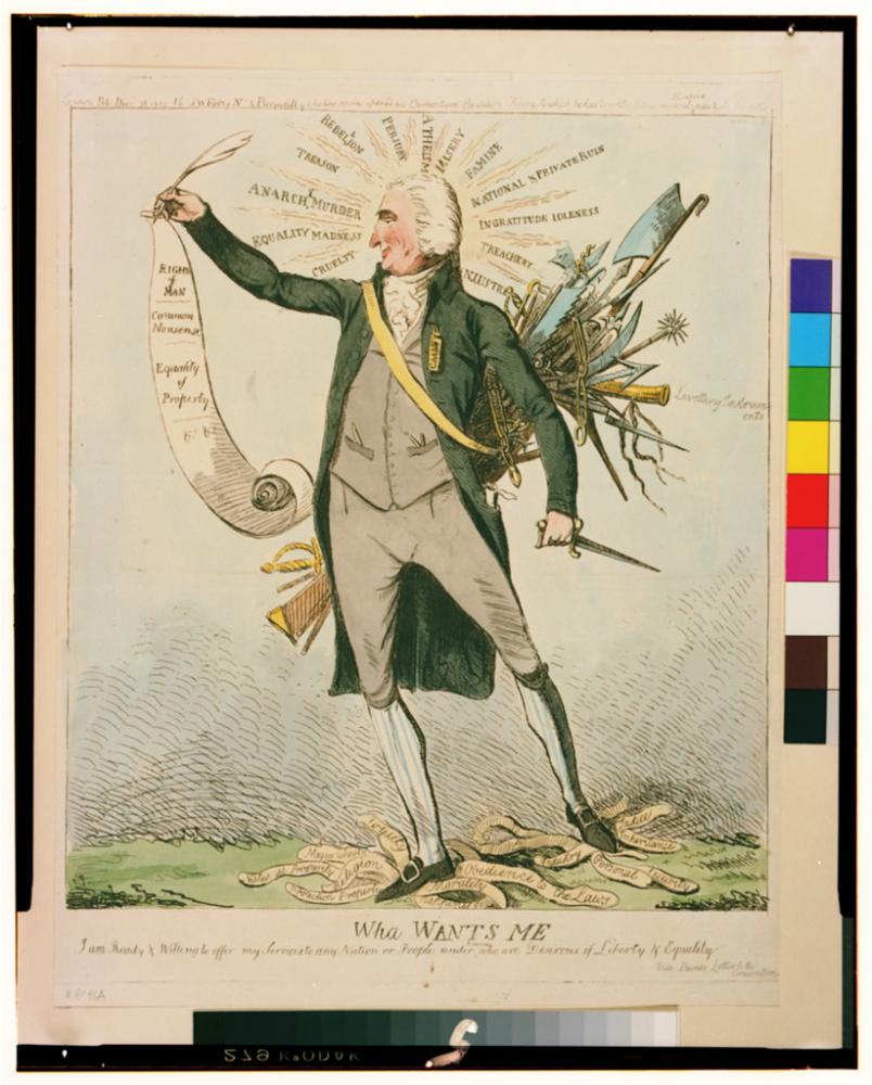 a British cartoon of Thomas Paine