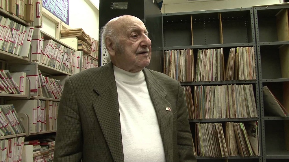 Leo Sarkisian in the Voice of America library, 2012
