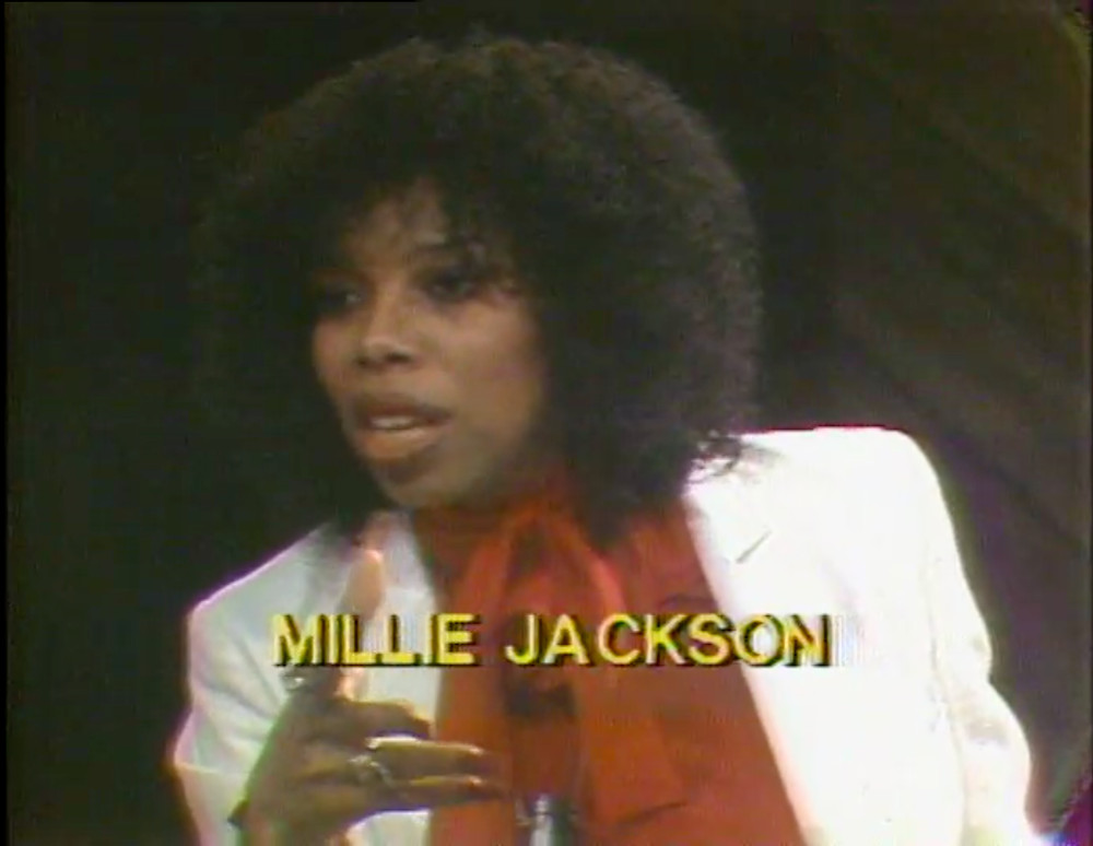 Singer-songwriter Millie Jackson during an ABJ broadcast from 1978.