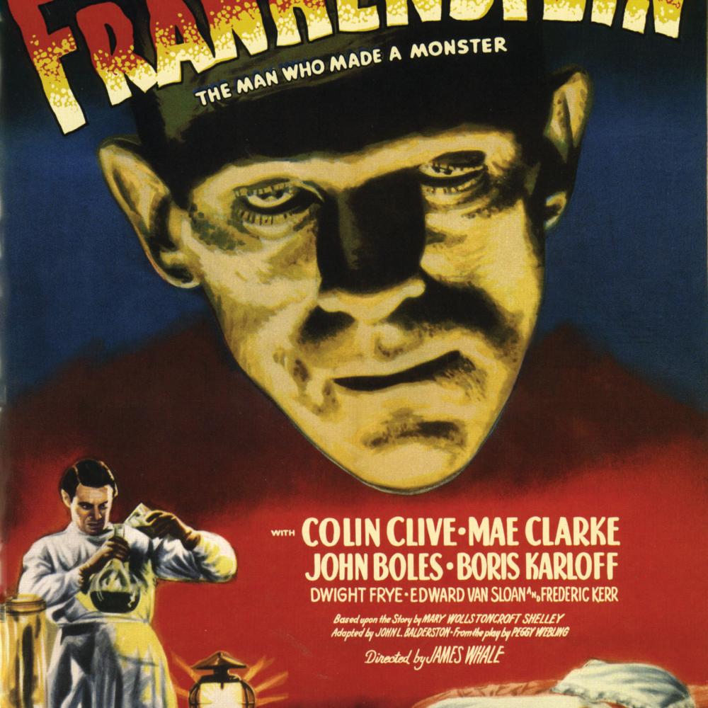 Frankenstein poster for the 1931 Universal film with Boris Karloff.