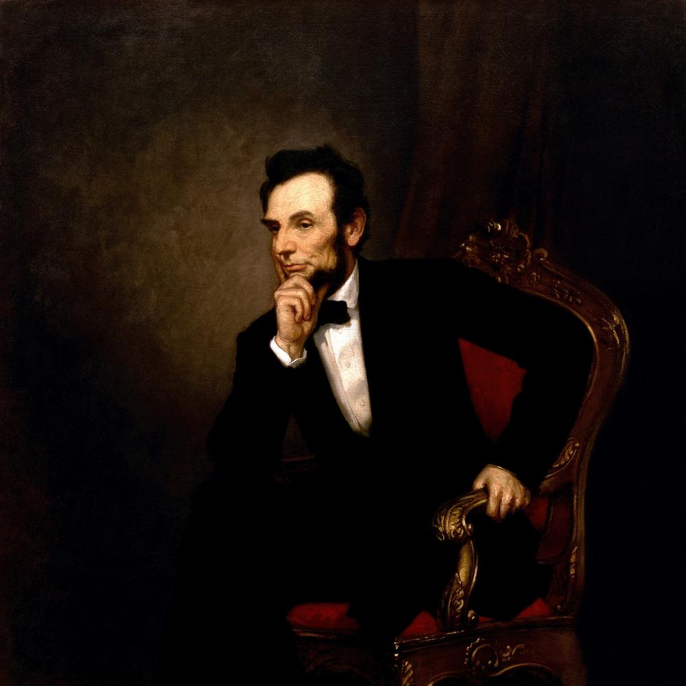 Portrait of Lincoln by George Peter Alexander Healy 