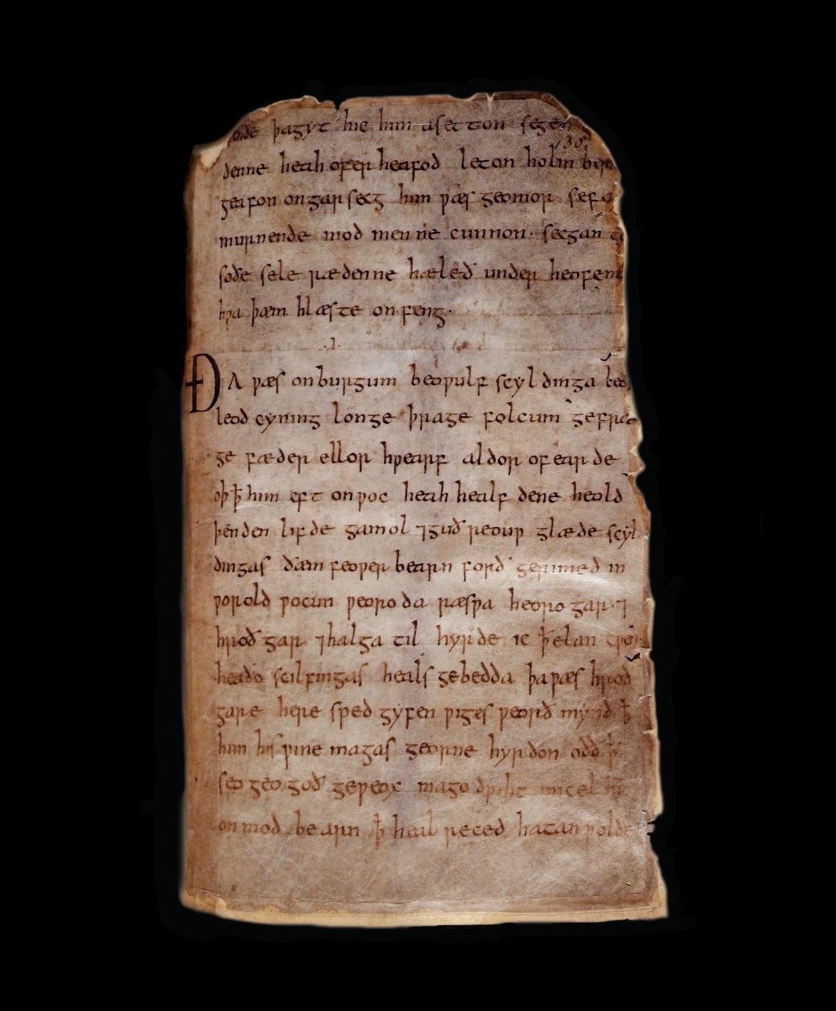Beowulf manuscript page