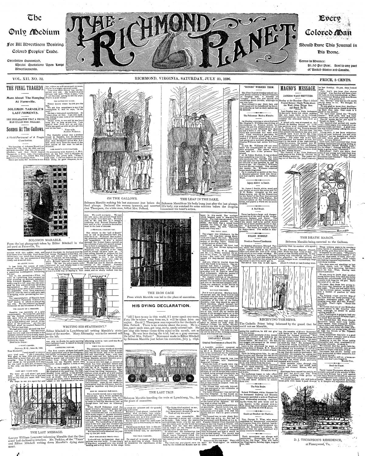 scan of Richmond Planet newspaper