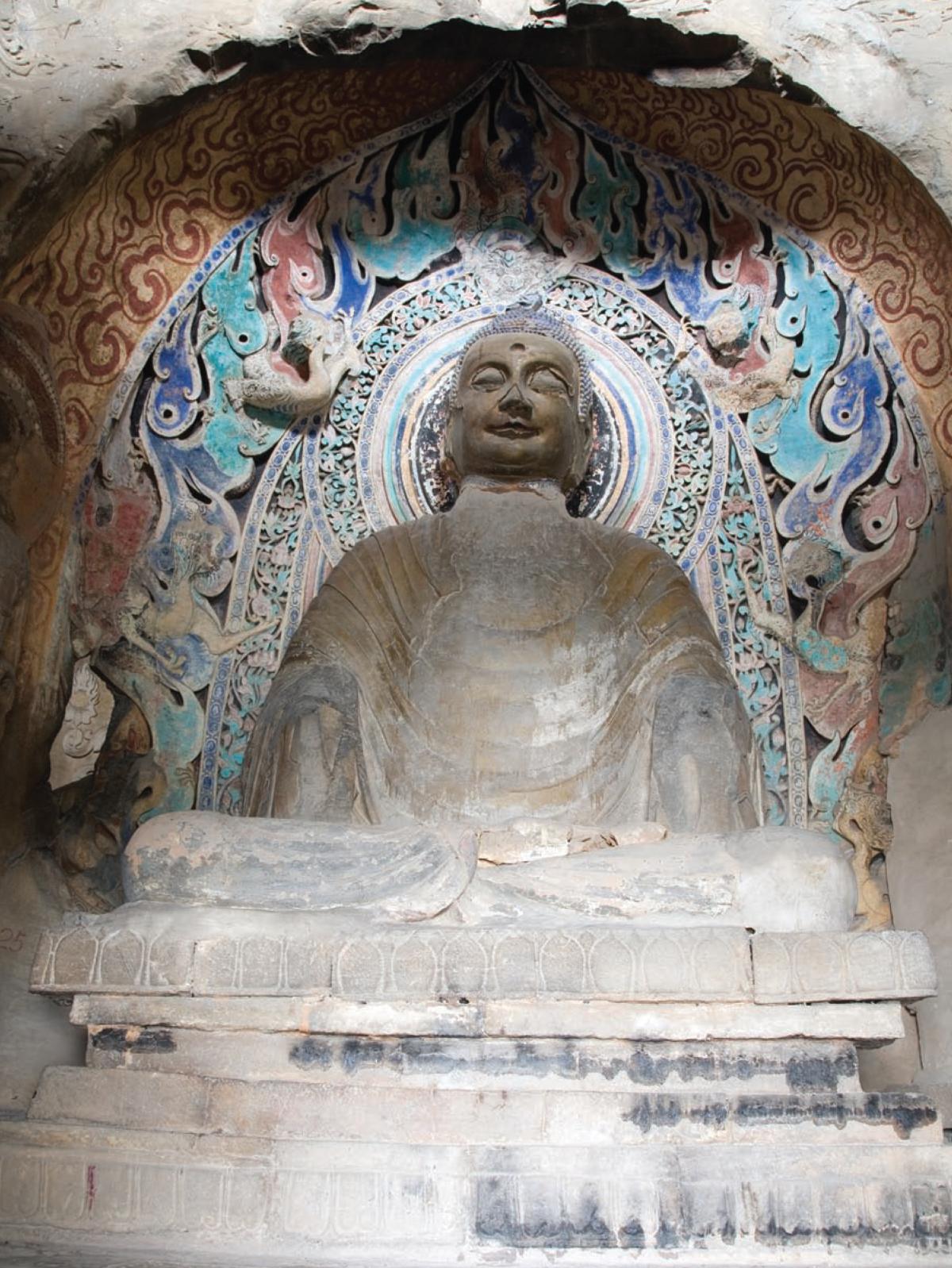 Sculpture of the "awakened" Buddha