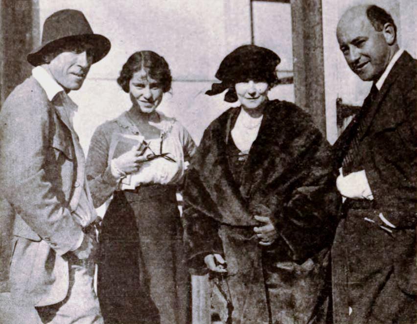 Director William C. de Mille, screenwriters Jeanie Macpherson and Elinor Glyn, and director Cecil B. DeMille. Exhibitors Herald, December 11, 1920. 