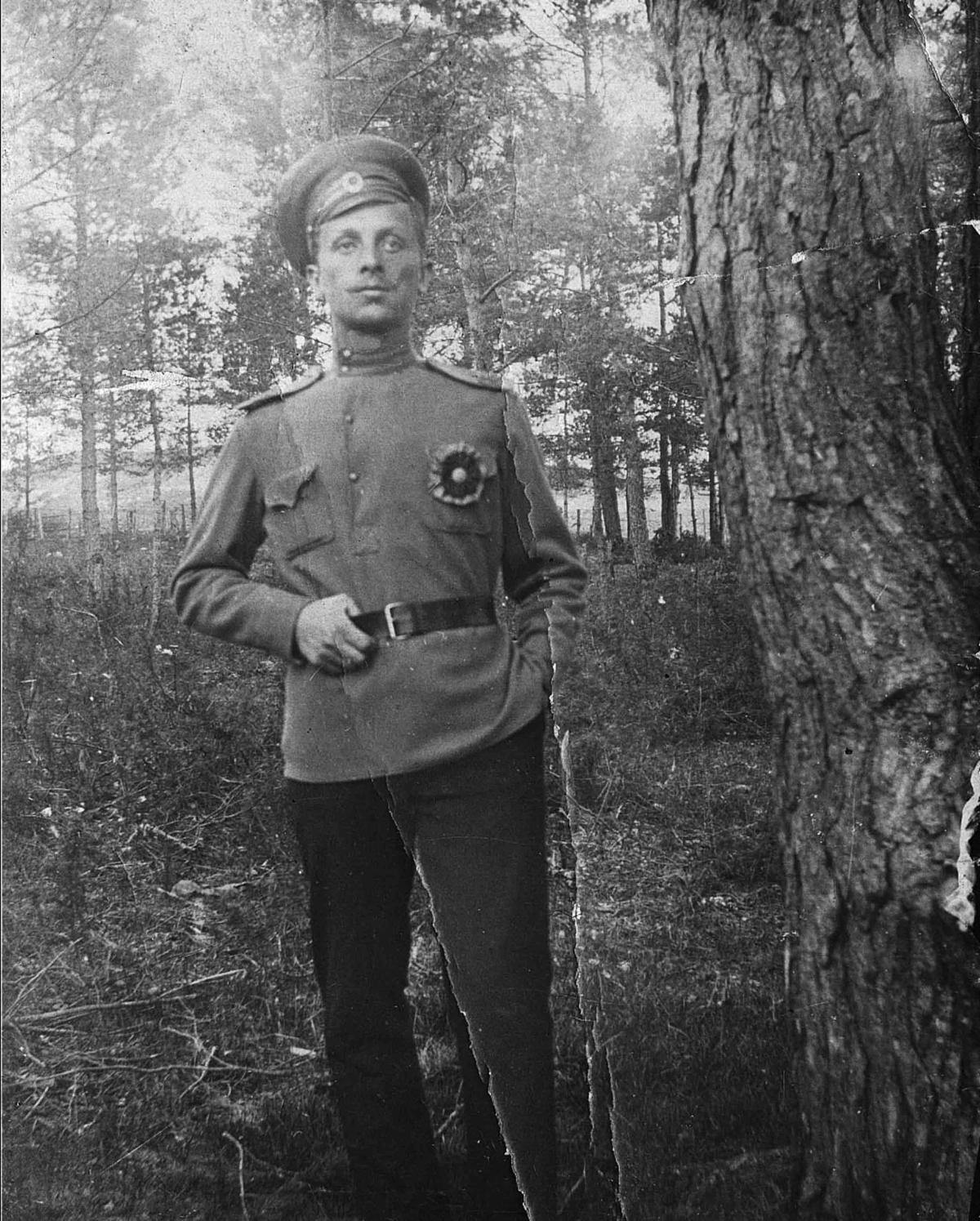 Young soldier in Czar's Army