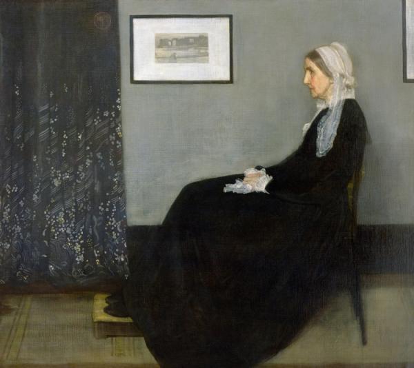 James McNeill Whistler, “Arrangement in Grey and Black No.1, Portrait of the Artist’s Mother,” 1871, oil on canvas, 144.3x162.5 cm; Musee d’Orsay, Paris, France