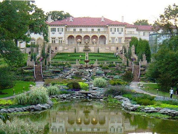 The Philbrook Museum of Art and gardens.