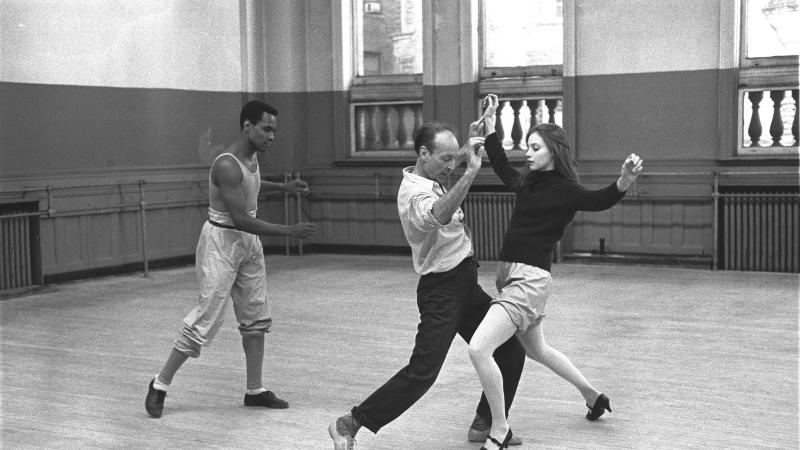 George Balanchine rehearses Slaughter on Tenth Avenue with Suzanne Farrell