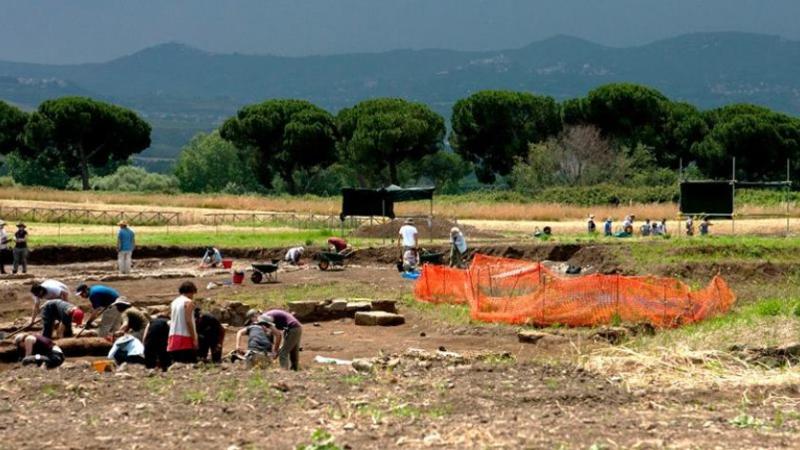 The Gabii Project excavation site.