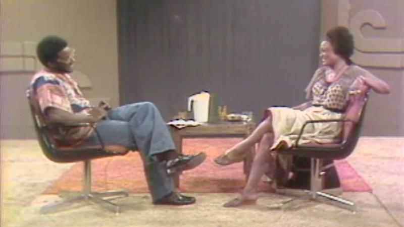 Musician Eartha Kitt, interviewed by host Ron Scott 1978