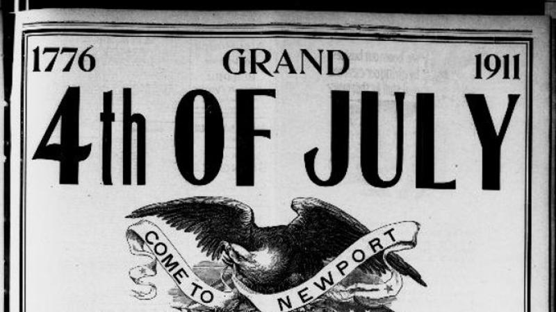 Ad for Grand 4th of July, Newport, Washington