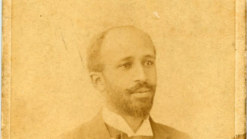 W. E. B. Du Bois, identification card for Exposition Universelle, 1900.