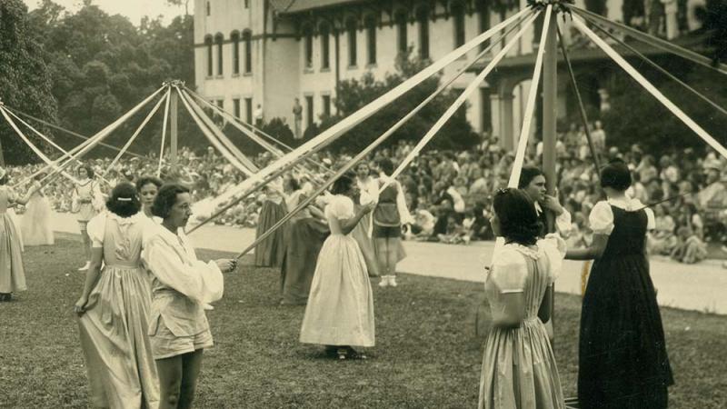 “Windins of the May Poles” May Day, 1939.