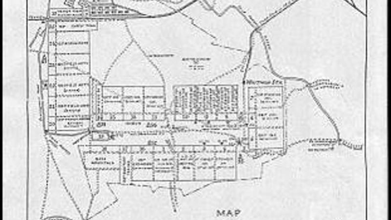 Map of Camp Wadsworth