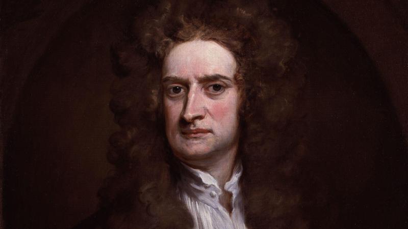 Sir Isaac Newton by Sir Godfrey Kneller