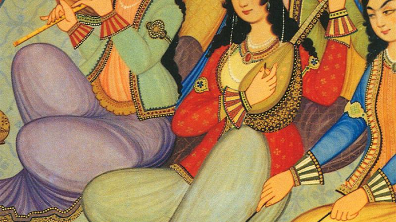 Painting from Isfahan, Iran.