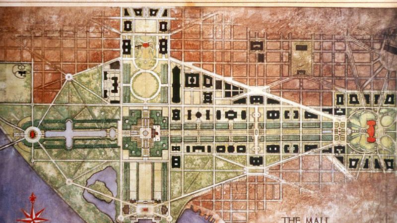 McMillan plan for the National Mall, 1901 