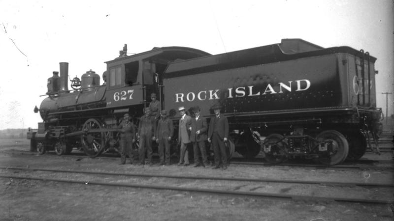 Rock Island locomotive 627, photograph by William Edward Hook