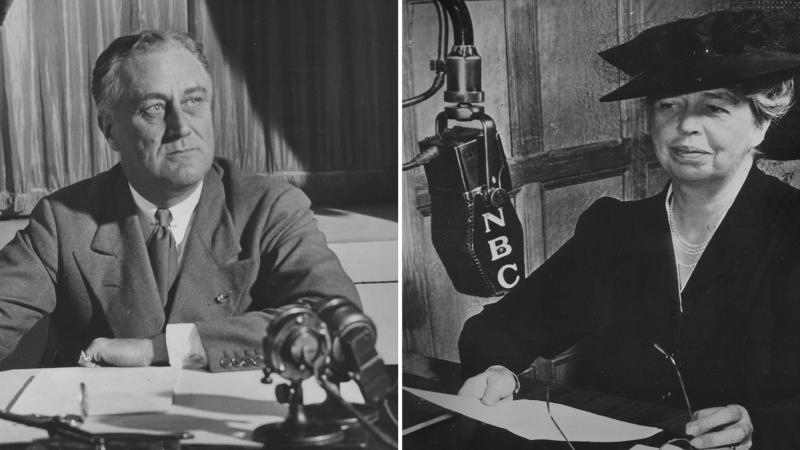 Franklin and Eleanor Roosevelt's Historic Broadcasts.