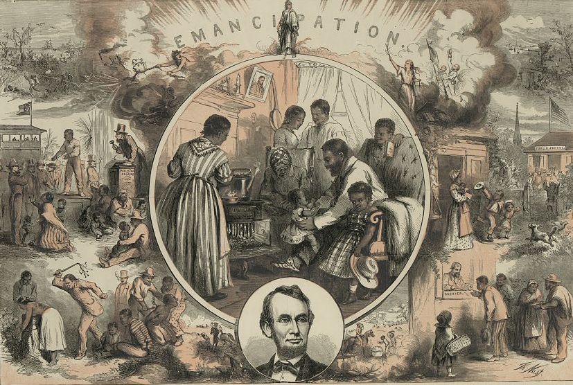 Harper's Weekly illustration of benefits of emancipation