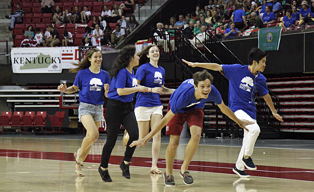 Students from Southport, CT race to receive their National History Day award 