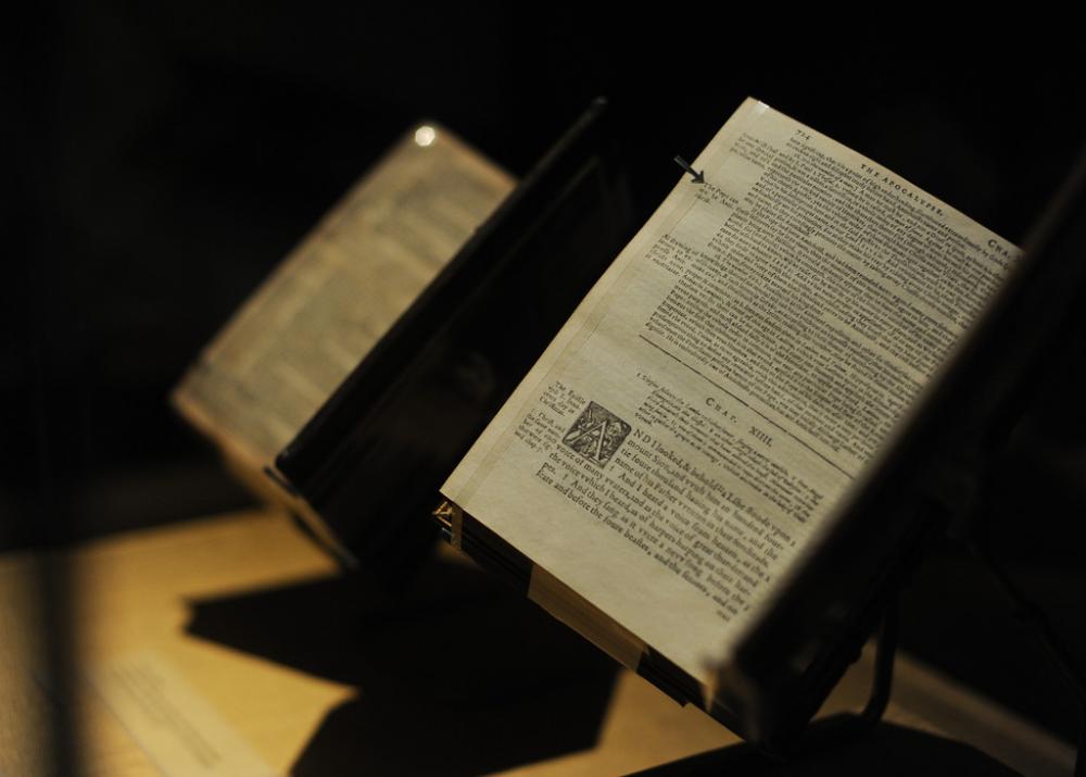 King James Bibles from the Manifold Greatness exhibition