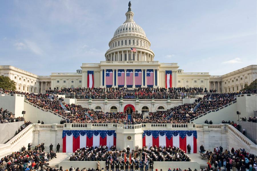 2009 inauguration on Capitol Hill