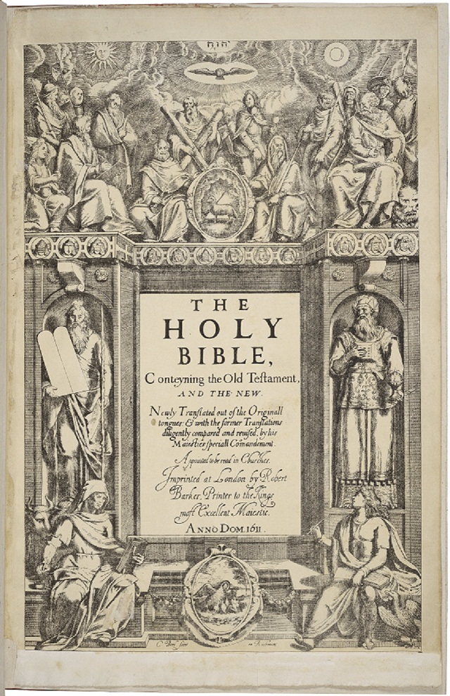 Title page from the 1611 King James Bible