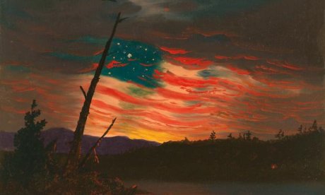 "Our Banner in the Sky" (ca. 1861 attributed to Frederic Church) 