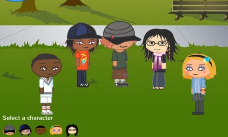 Screenshot from the award-winning game, "Prom Week."