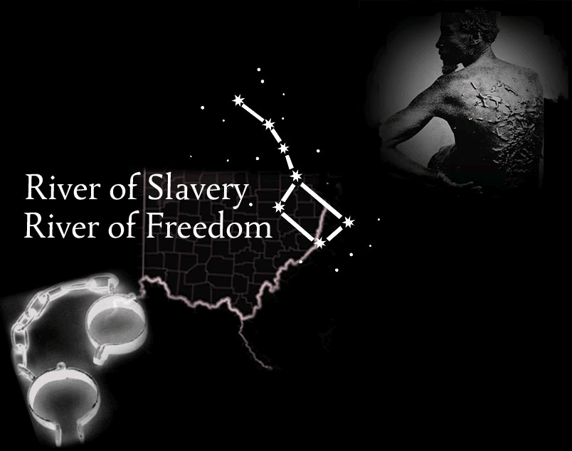 "River of slavery, River of Freedom" summer teacher institute poster