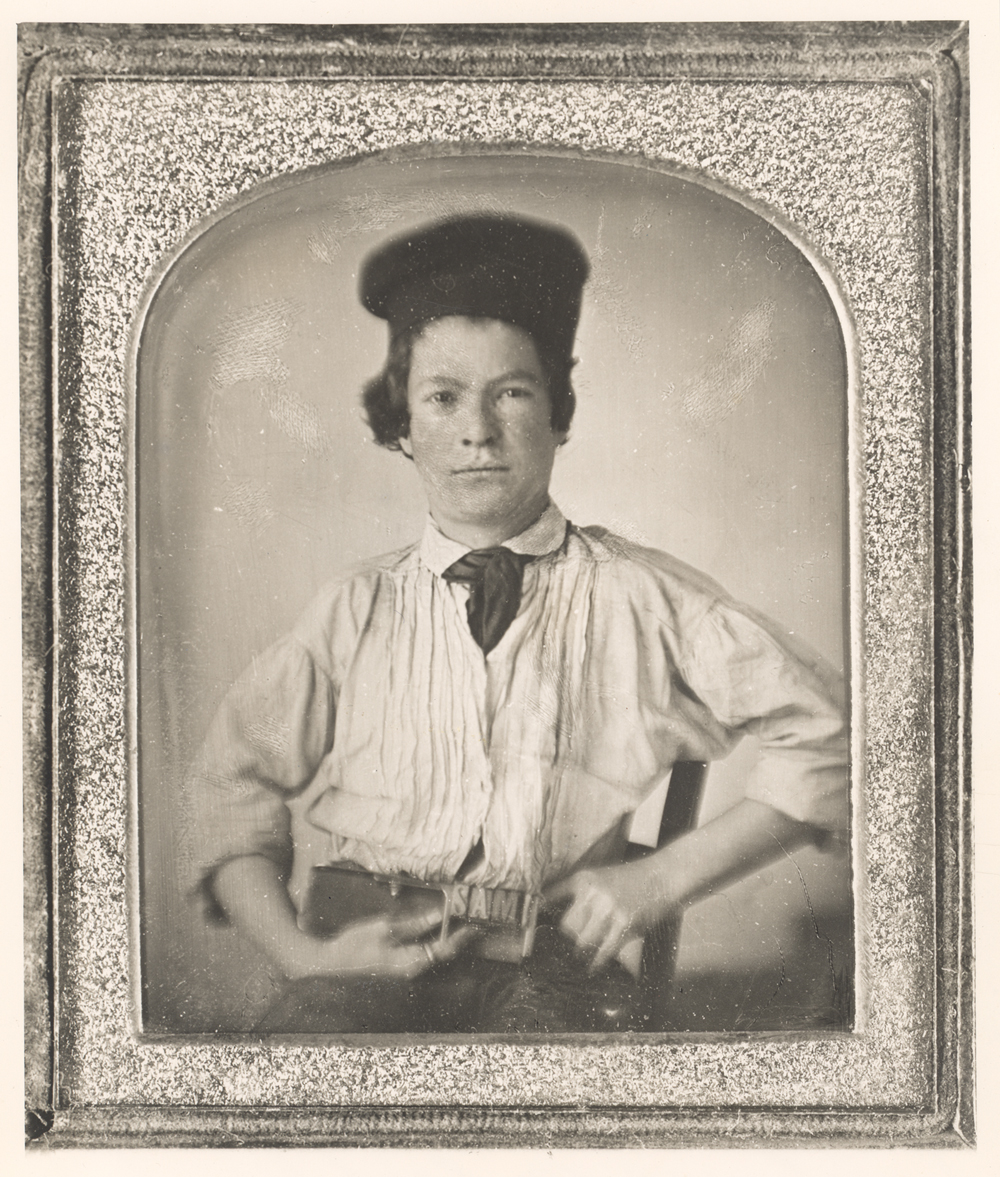 Samuel Clemens as a teenage printer, 1850