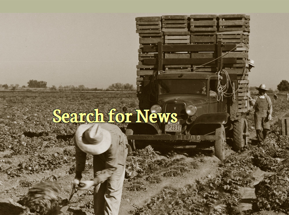 Historical Agricultural News web site