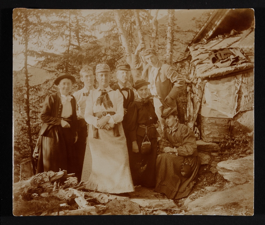 Party at the Perch Camp, Mount Adams,NH July 1893.
