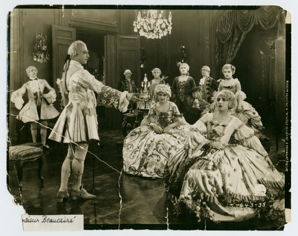Film still, Monsieur Beaucaire, 1924. Gift of Joy Cartier.