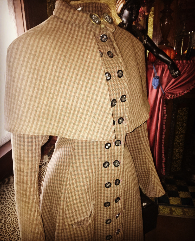 A women’s riding coat dated c. 1888.