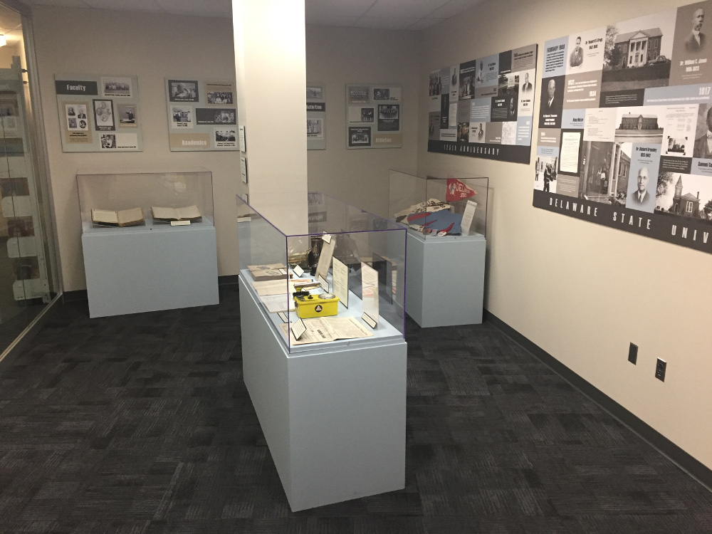 Exhibit featuring photographs preserved by the NEH grant