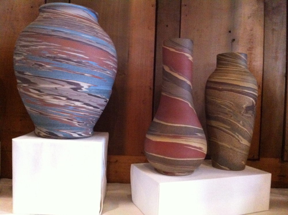 Niloak Pottery from a temporary exhibition in 2014.