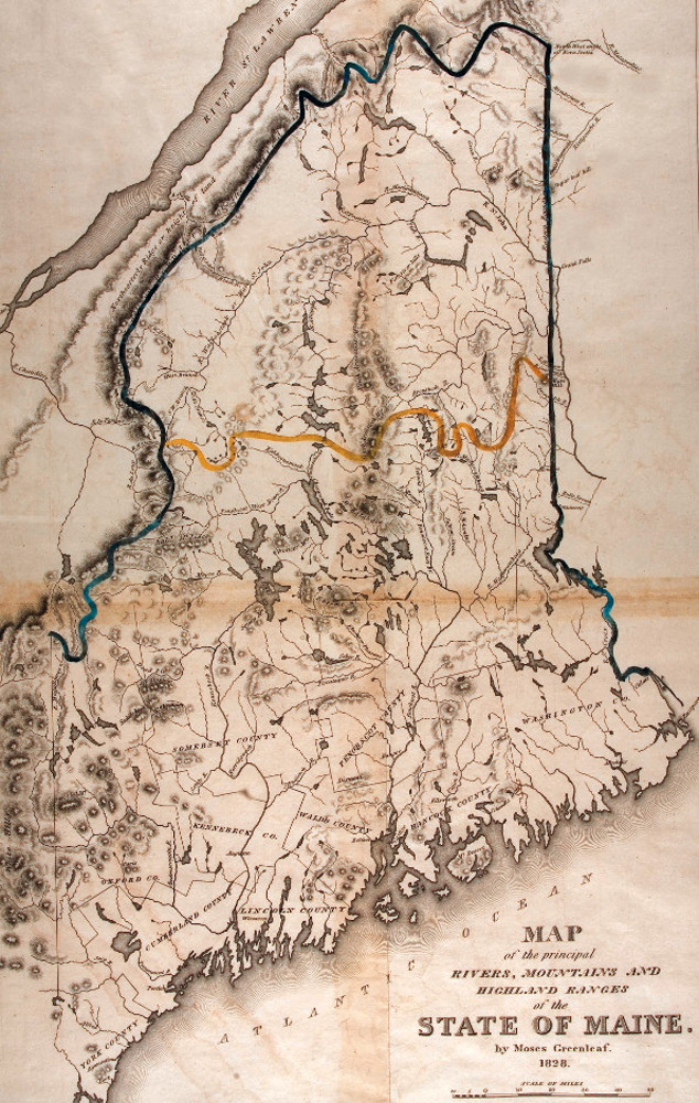 Plate 22 – Greenleaf Map, 1828 (courtesy Osher Map Library)