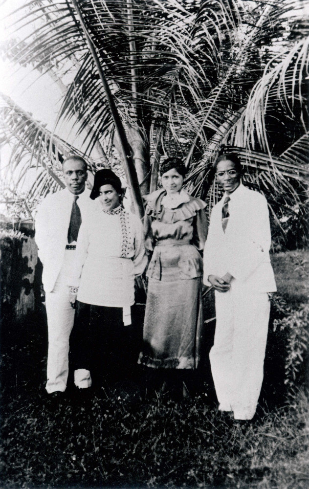 Howard Thurman, Sue Bailey Thurman, Phenola Carroll and Edward Carroll, 1935.