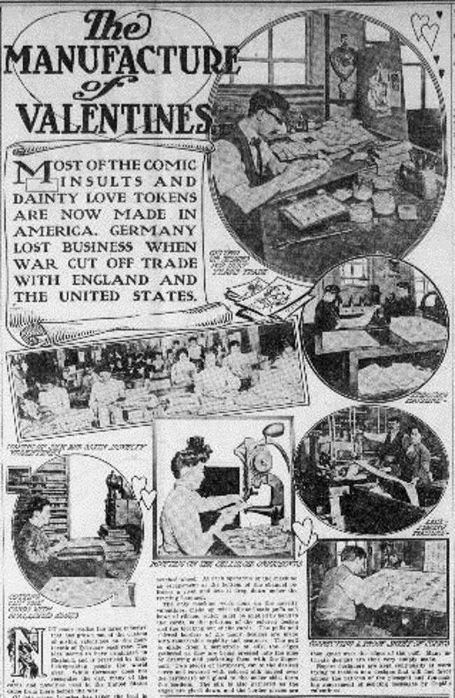 “The Manufacture of Valentines.”  The Kansas City Sun.  (Kansas City, Missouri) 