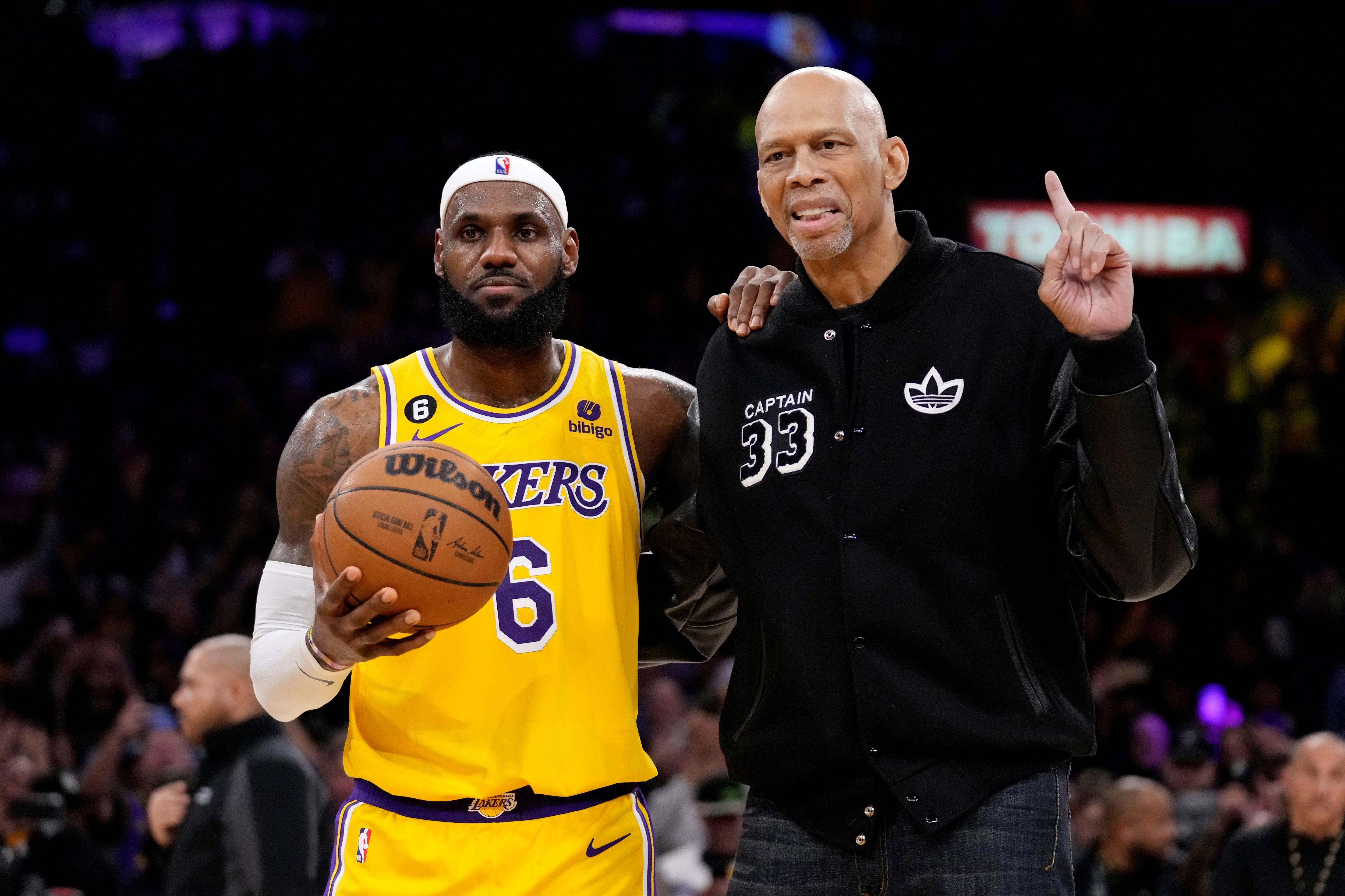 Lakers All-Star LeBron James Wears Jackie Robinson Dodgers Jersey For Black  History Month