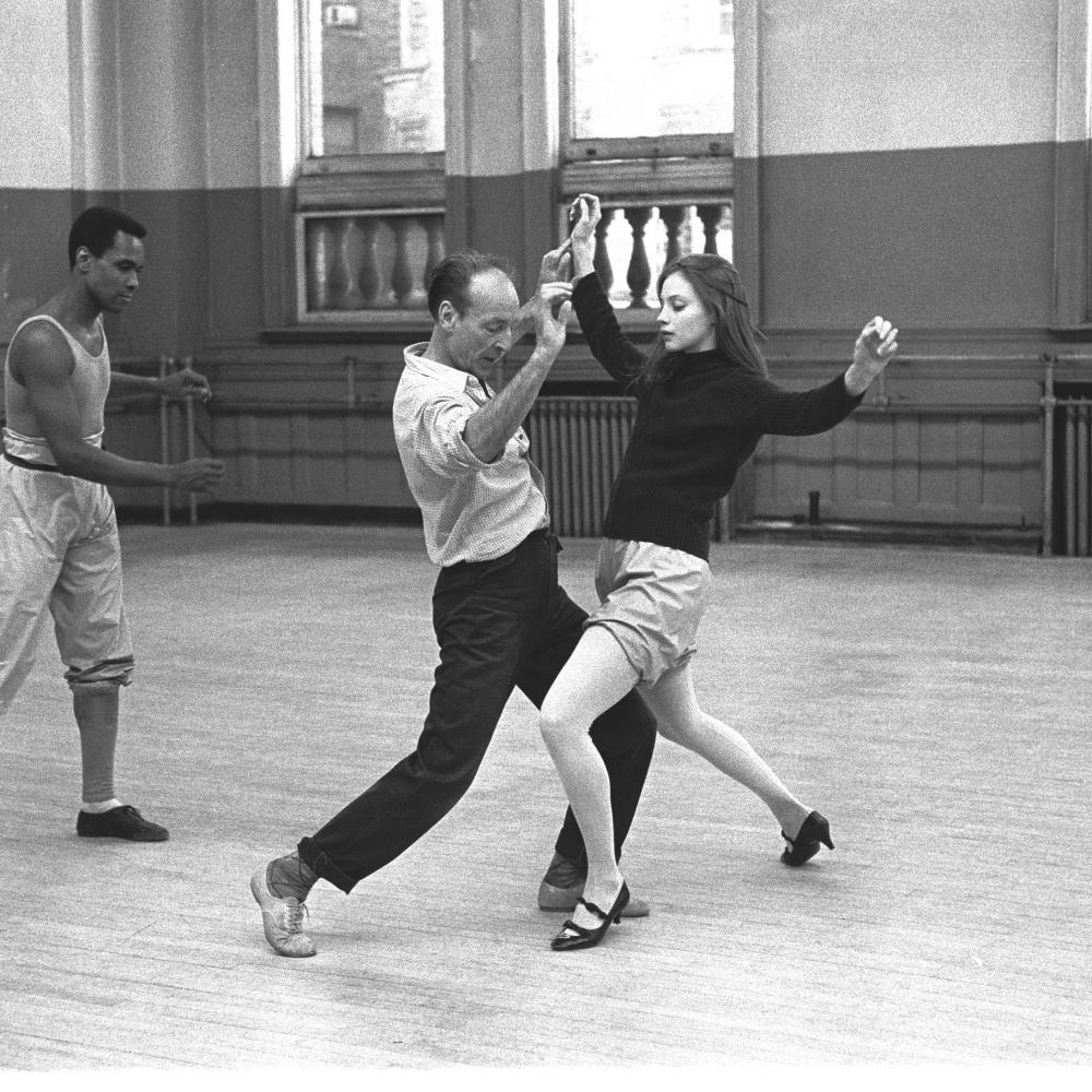 George Balanchine rehearses Slaughter on Tenth Avenue with Suzanne Farrell