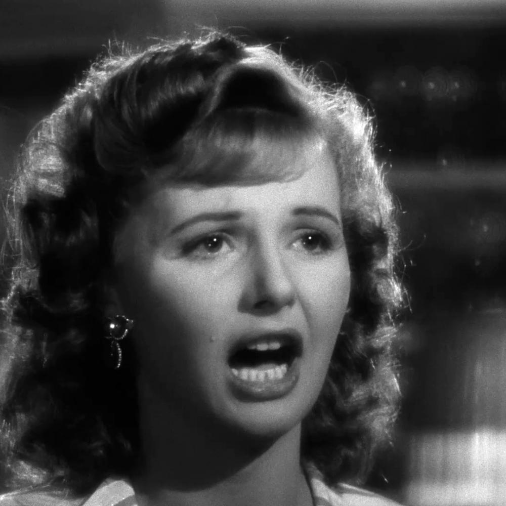 Madeleine Lebeau still from Casablanca, black and white