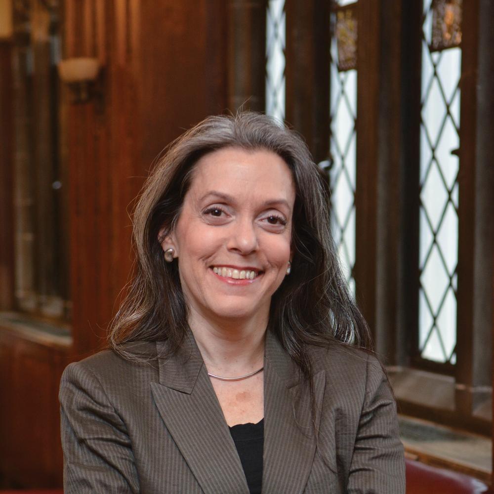 Photo of Joanne B. Freeman, with her arms folded