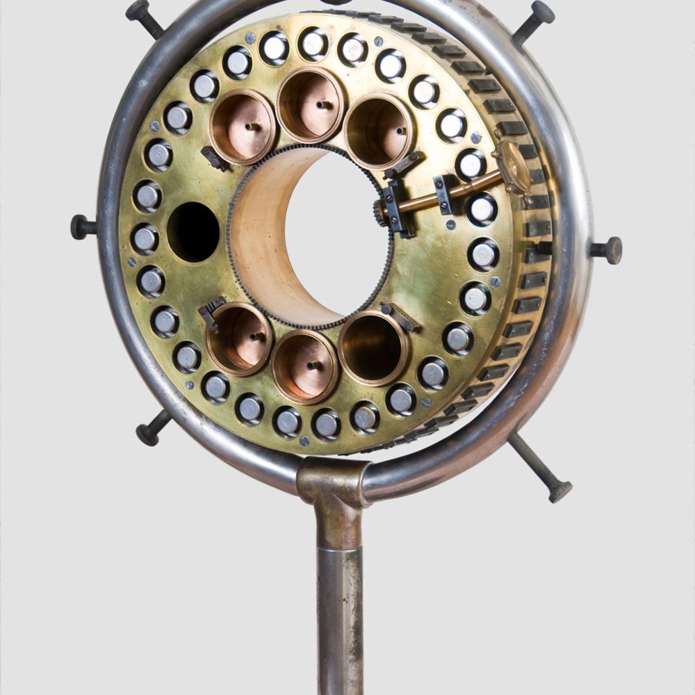 Photograph of a metal circular object